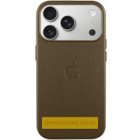 Чехол кожаный Leather Case (AA) with MagSafe and Animation для Apple iPhone 17 Air (6.5")