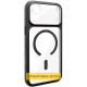 Чехол TPU+PC GETMAN Moon Clear with MagSafe для Apple iPhone 14 (6.1")