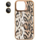 Чехол TPU+PC Wild Leopard with MagSafe and Lens для Apple iPhone 13 / 14 (6.1")