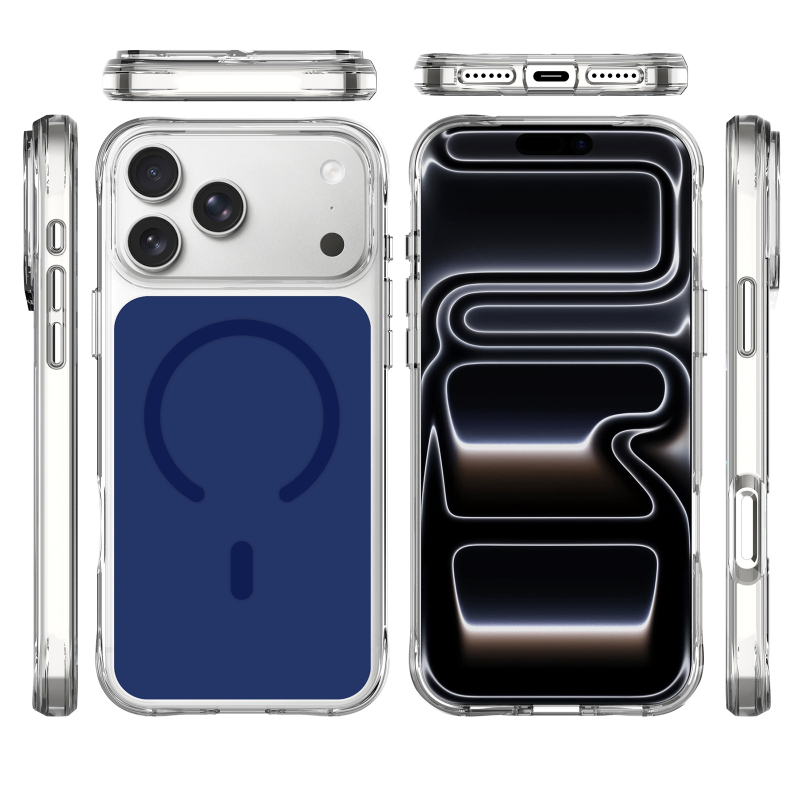 Чехол TPU+PC Space Pure Color with Magnetic Fit для Apple iPhone 17 Pro Max / 18 Pro Max (6.9")