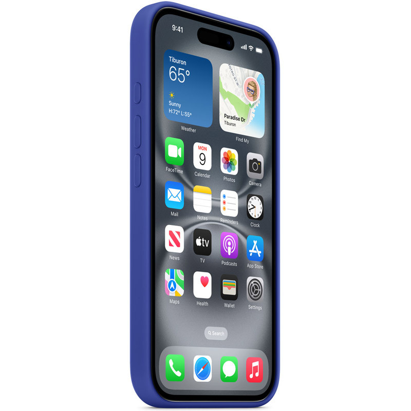 Чехол Silicone case (AAA) full with Magsafe and Animation для Apple iPhone 16 Pro Max (6.9")