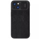 Кожаный чехол-книжка Nillkin Qin Pro Camshield для Apple iPhone 15 (6.1")