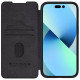 Кожаный чехол-книжка Nillkin Qin Pro Camshield для Apple iPhone 15 (6.1")