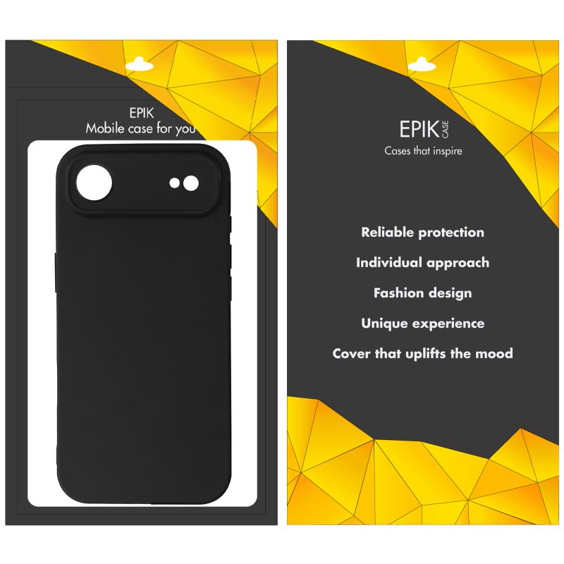 Чехол TPU Epik Black Full Camera для Apple iPhone 17 Air (6.5")