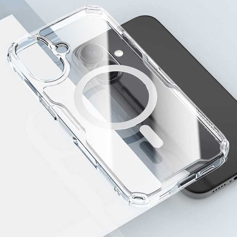 TPU чехол Nillkin Nature Pro Magnetic для Apple iPhone 16 (6.1")