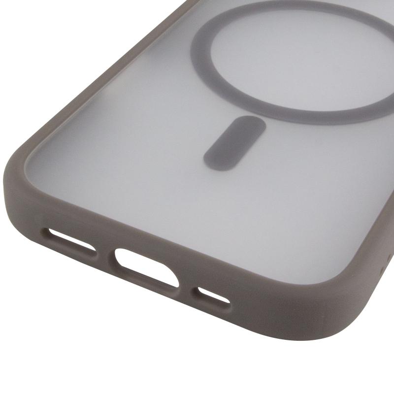 TPU+PC чехол Metal Buttons with MagSafe для Apple iPhone 17 (6.3")