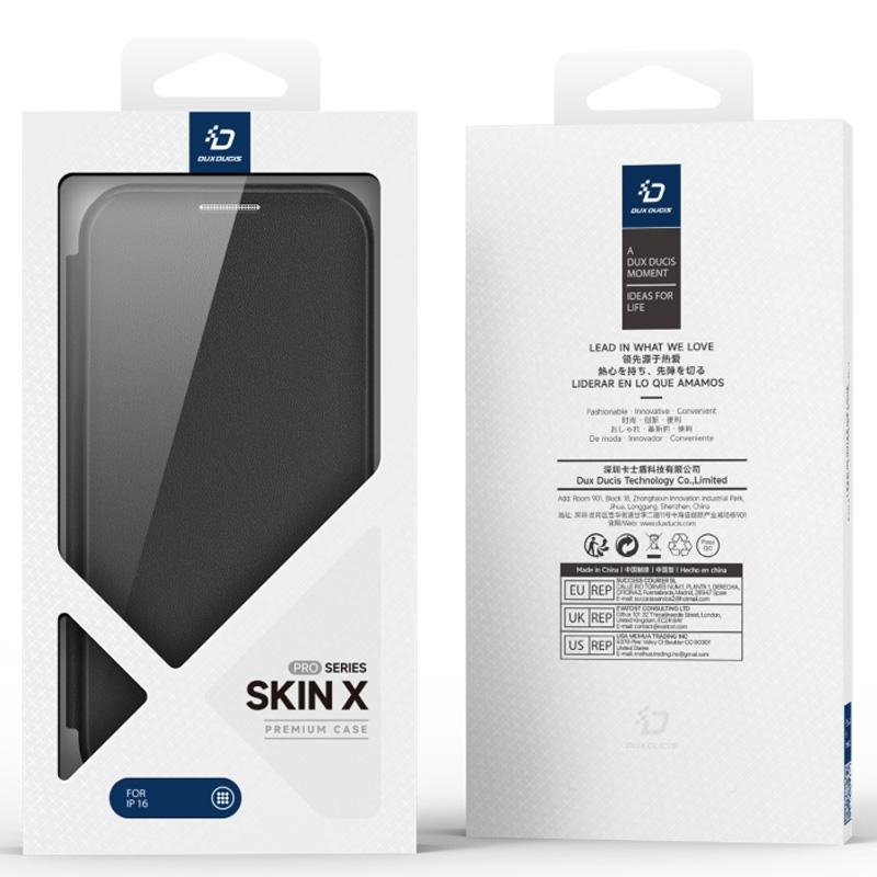 Чехол-книжка Dux Ducis Skin X Pro with MagSafe для Apple iPhone 17 (6.3")