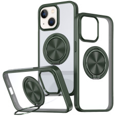 TPU+PC чехол Metal Ring with MagSafe для Apple iPhone 14 / 13 (6.1")