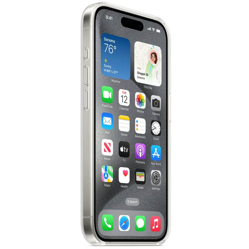 Чехол TPU Clear Case with MagSafe для Apple iPhone 12 Pro Max (6.7")