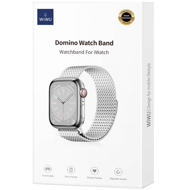 Уценка Ремешок WiWU Stainless steel для Apple Watch 42/44/45/49mm