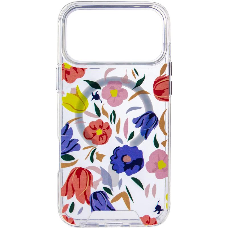 TPU+PC чехол Clear Garden with MagSafe для Apple iPhone 17 Pro Max (6.9")