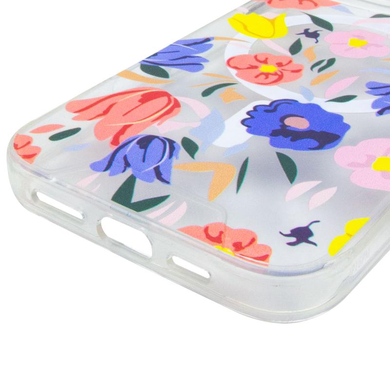 TPU+PC чехол Clear Garden with MagSafe для Apple iPhone 17 Pro Max (6.9")
