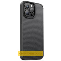 TPU чехол Carbon Protective with Magsafe для Apple iPhone 12 Pro Max (6.7")