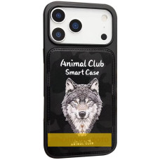 TPU+PC чехол Animal Club для Apple iPhone 16 (6.1")