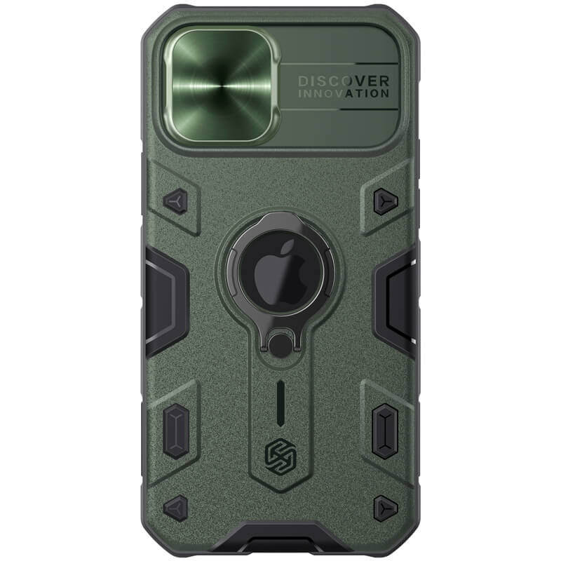 TPU+PC чехол Nillkin CamShield Armor (шторка на камеру) для Apple iPhone 15 Pro (6.1")