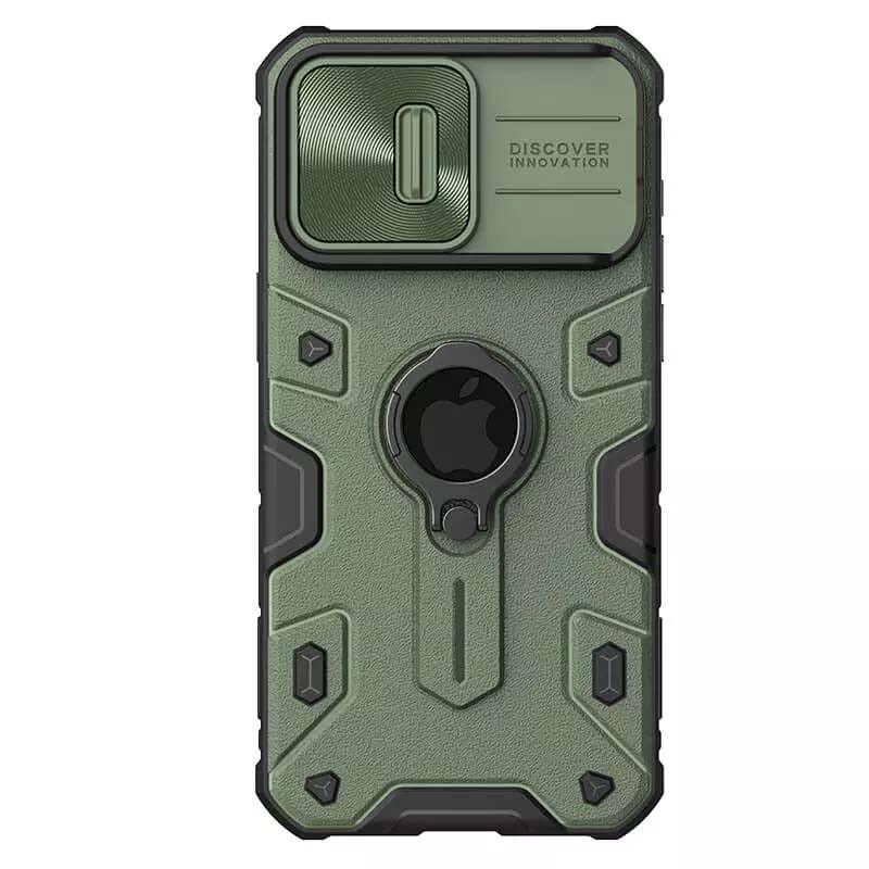 TPU+PC чехол Nillkin CamShield Armor (шторка на камеру) для Apple iPhone 15 Pro Max (6.7")