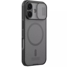 Карбоновая накладка Nillkin CamShield Pro Magnetic для Apple iPhone 17 (6.3")