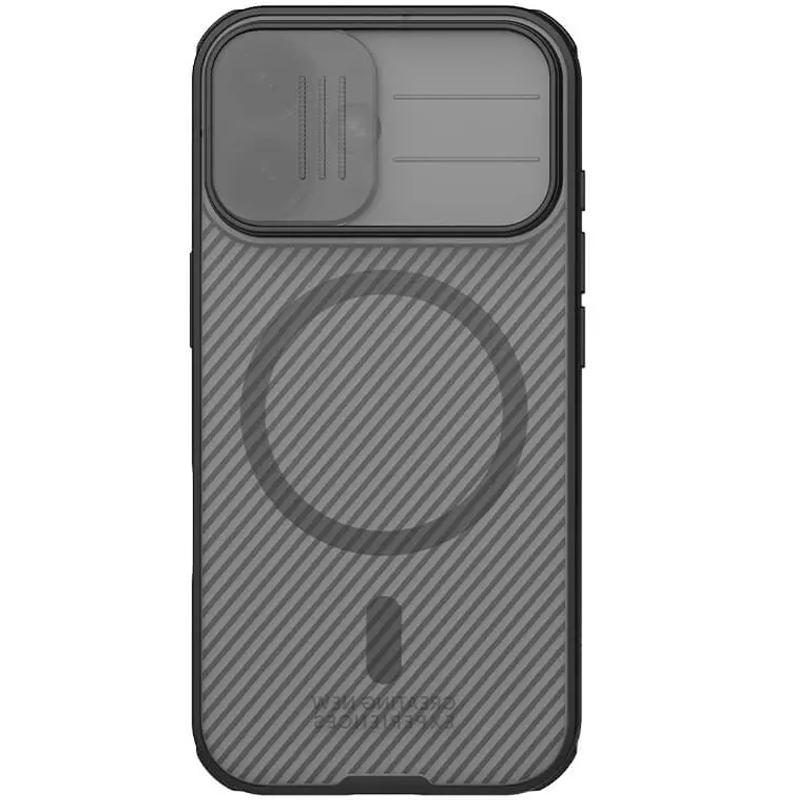 Карбоновая накладка Nillkin CamShield Pro Magnetic для Apple iPhone 17 (6.3")