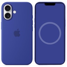 Уценка Чехол Silicone case (AAA) full with Magsafe and Animation для Apple iPhone 16 (6.1")