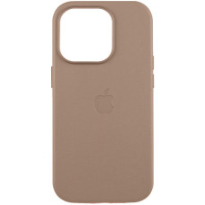 Уценка Кожаный чехол Leather Case (AAA) with MagSafe and Animation для Apple iPhone 16 Pro Max 6.9"