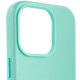 Кожаный чехол Leather Case (AA Plus) with MagSafe для Apple iPhone 14 Pro (6.1")