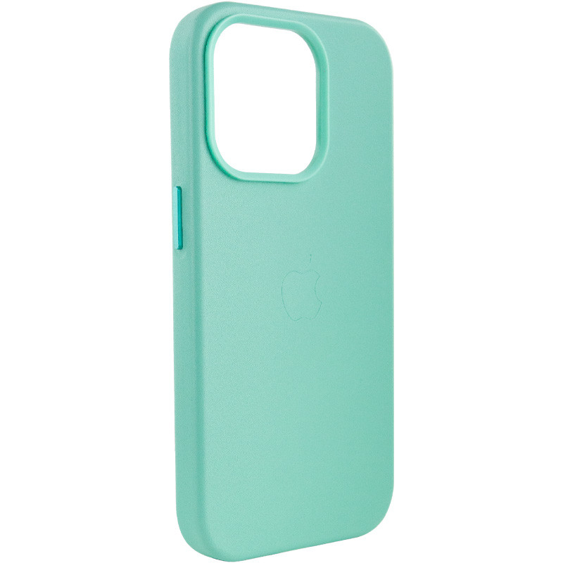 Кожаный чехол Leather Case (AA Plus) with MagSafe для Apple iPhone 14 Pro (6.1")