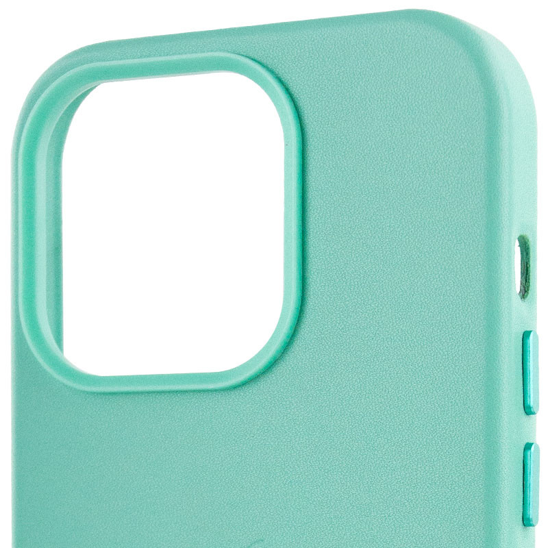 Кожаный чехол Leather Case (AA Plus) with MagSafe для Apple iPhone 14 Pro (6.1")