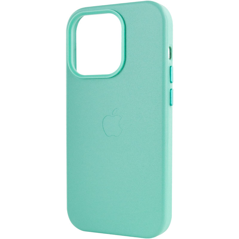 Кожаный чехол Leather Case (AA Plus) with MagSafe для Apple iPhone 14 Pro (6.1")