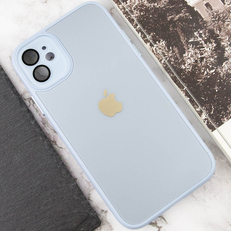 Чехол TPU+Glass Sapphire Midnight для Apple iPhone 12 (6.1")