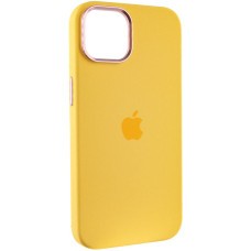 Чехол Silicone Case Metal Buttons (AA) для Apple iPhone 13 (6.1")