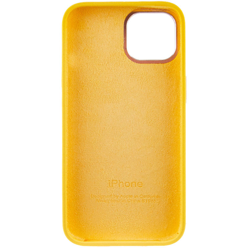 Чехол Silicone Case Metal Buttons (AA) для Apple iPhone 13 (6.1")