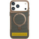 TPU+PC чехол Metal Buttons with MagSafe Carbon Ring для Apple iPhone 17 (6.3")