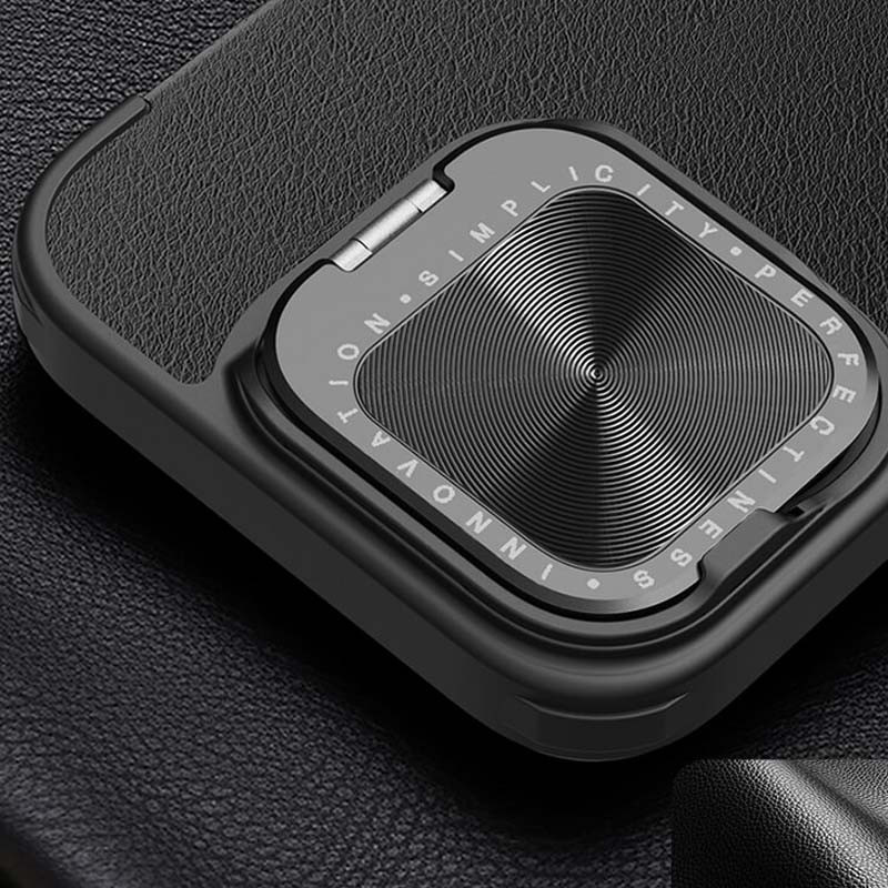 Кожаный чехол-книжка Nillkin Qin Prop Plain Camshield для Apple iPhone 16 Pro Max (6.9")