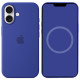 Чехол Silicone case (AAA) with Magsafe and Animation (button) для Apple iPhone 16 (6.1")