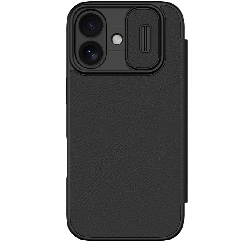 Кожаный чехол-книжка Nillkin Qin Pro Camshield для Apple iPhone 17 (6.3")