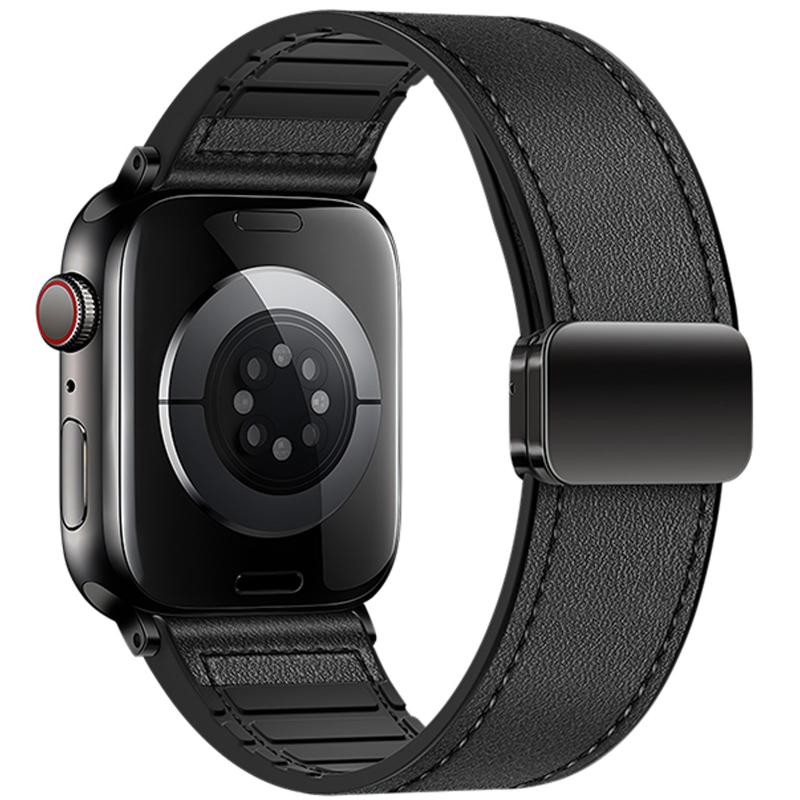 Ремешок Hoco WA34 Basic magnetic buckle silicone leather strap для Apple watch 38/40/41/42mm