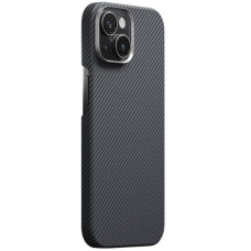 Чехол PC Carbon Protection Slim with MagSafe для Apple iPhone 15 (6.1")