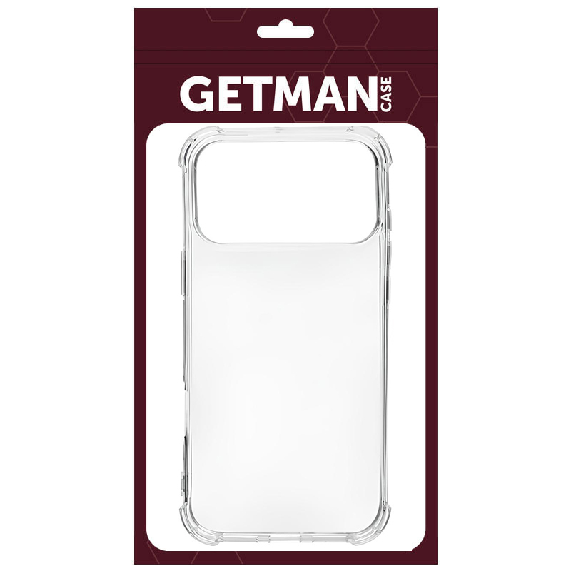 TPU чехол GETMAN Ease logo усиленные углы для Apple iPhone 17 Pro Max / 18 Pro Max (6.9")