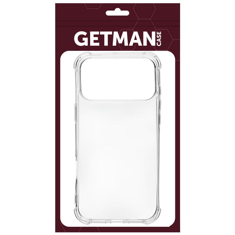 TPU чехол GETMAN Ease logo усиленные углы для Apple iPhone 17 Pro Max (6.9")