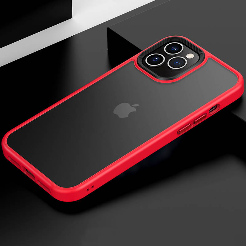 TPU+PC чехол Metal Buttons для Apple iPhone 12 Pro / 12 (6.1")