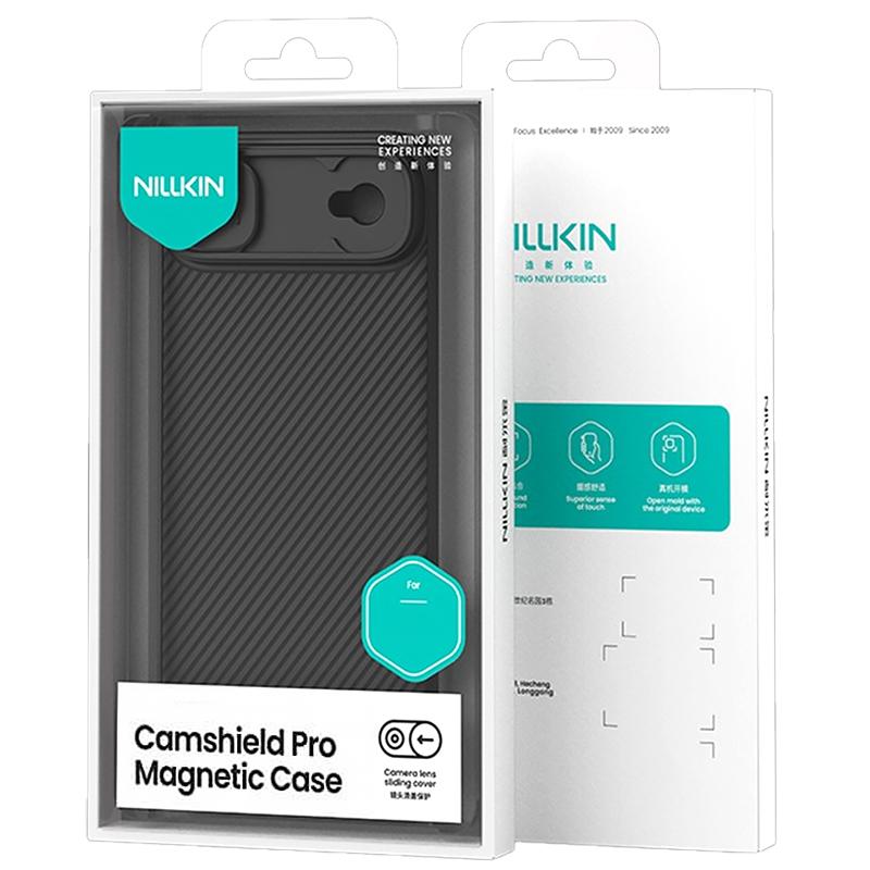 Карбоновая накладка Nillkin CamShield Pro Magnetic для Apple iPhone 17 Air (6.5")