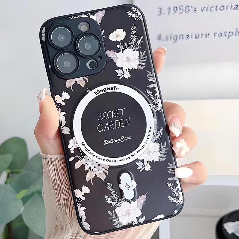 TPU+PC чехол Secret Garden with MagSafe для Apple iPhone 15 Pro (6.1")