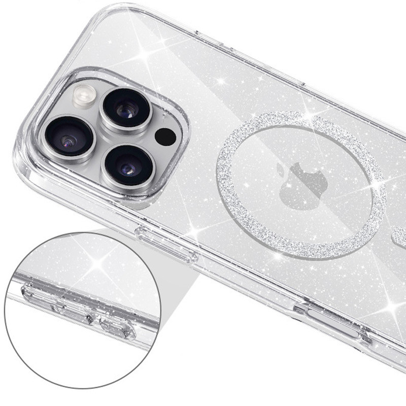 Чехол TPU Eclipse Sparkle (MagFit) для Apple iPhone 16 Pro (6.3")