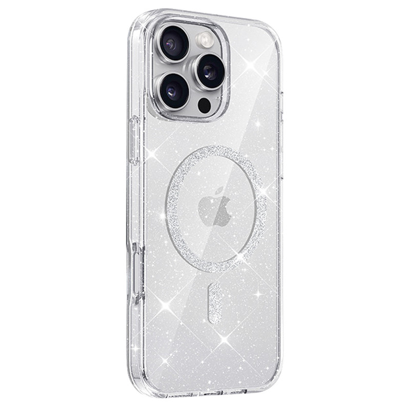 Чехол TPU Eclipse Sparkle (MagFit) для Apple iPhone 16 Pro (6.3")