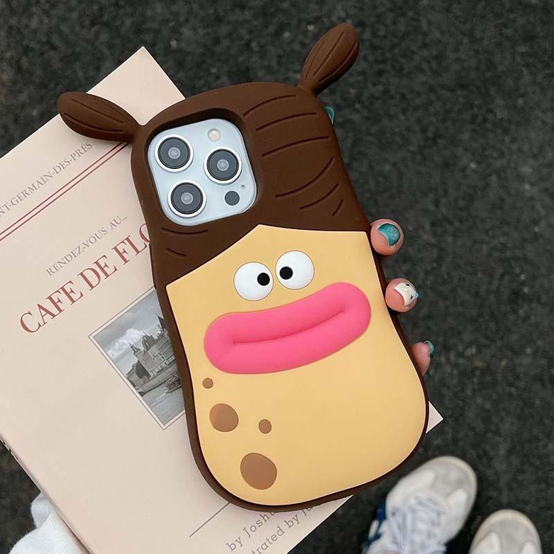 Силиконовый чехол Funny 3D для Apple iPhone 13 Pro (6.1")