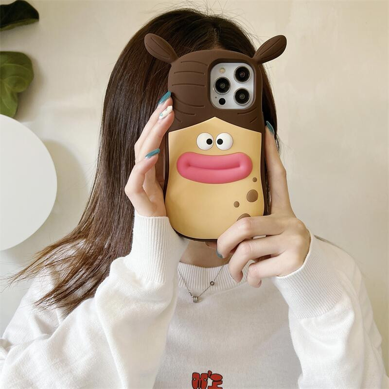 Силиконовый чехол Funny 3D для Apple iPhone 13 Pro (6.1")