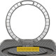 TPU+PC чехол Metal Buttons with MagSafe Carbon Ring для Apple iPhone 17 Air (6.5")