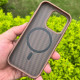 Чехол TPU+PC Carbon with MagSafe для Apple iPhone 16 Pro (6.3")