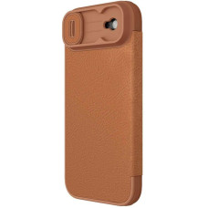 Кожаный чехол-книжка Nillkin Qin Pro Camshield для Apple iPhone 17 Air (6.5")