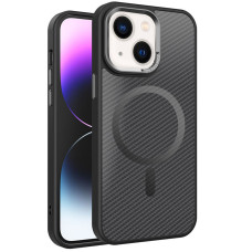 Чехол TPU+PC Carbon Mirage with MagSafe для Apple iPhone 15 (6.1")